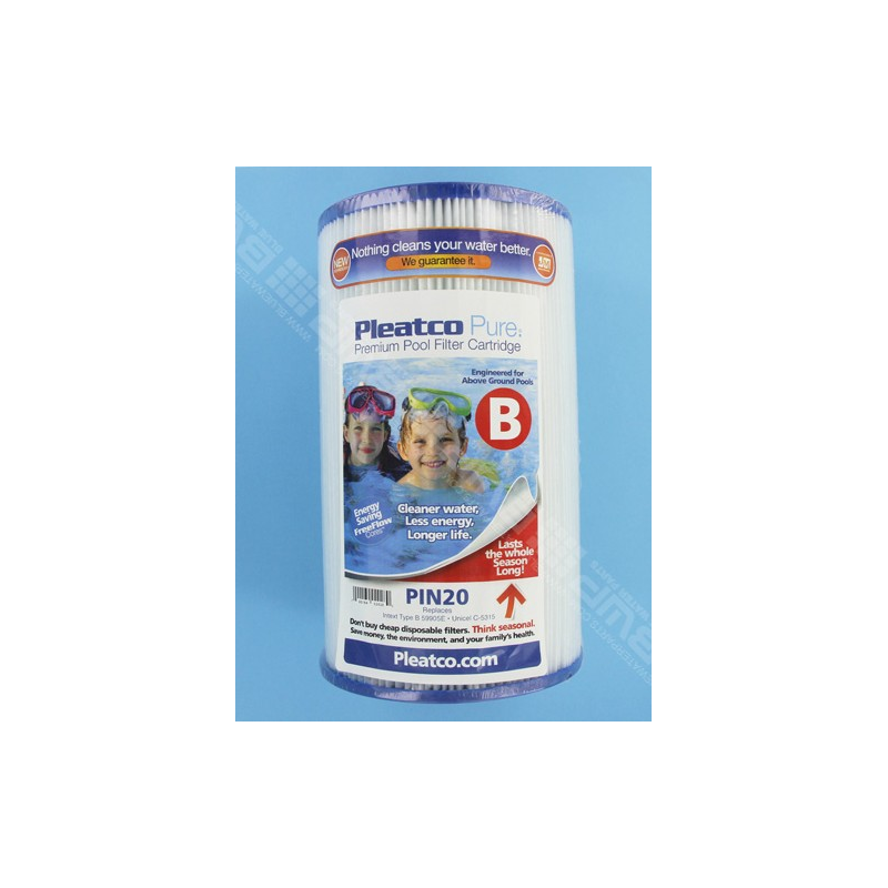 Cartouche Easy Set Pool version "B"  - D149/H256 - (PLEATCO) - PIN20