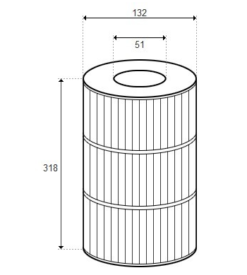 Cartouche Cal Spa Avalon - M-07-A726lma-26 - Marquis 50, (New)