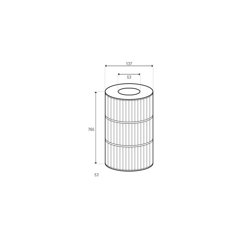 Cartouche Coast Spas, Waterway Plastics H.765/D.137