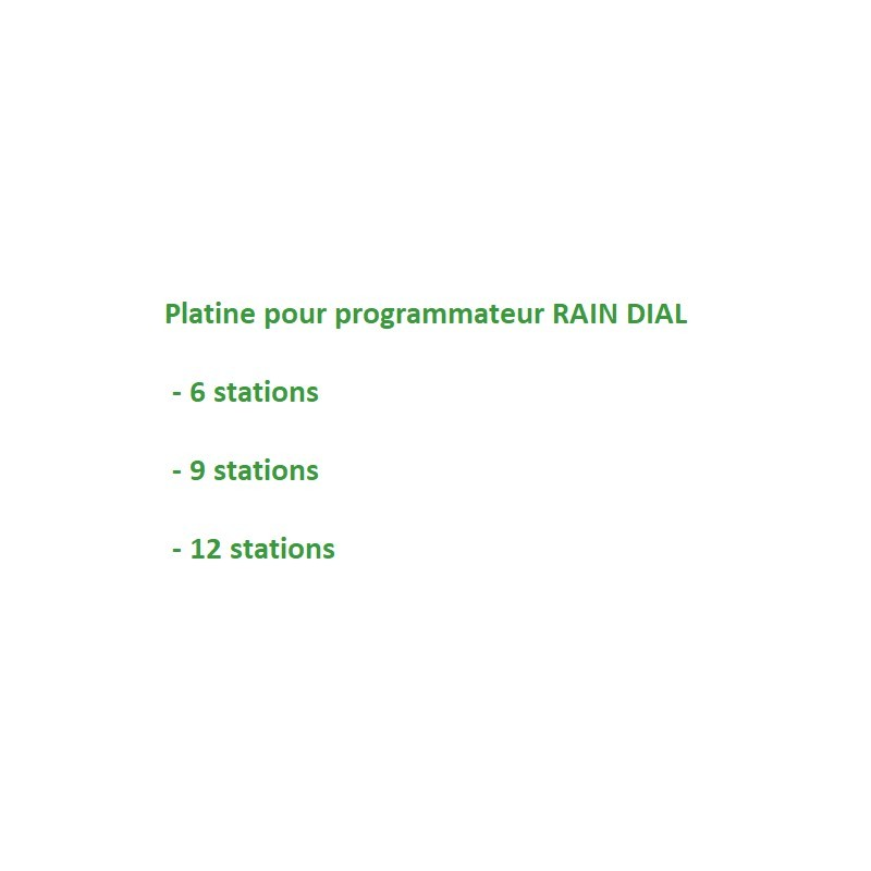 Platine pour RAIN DIAL - IRRITROL