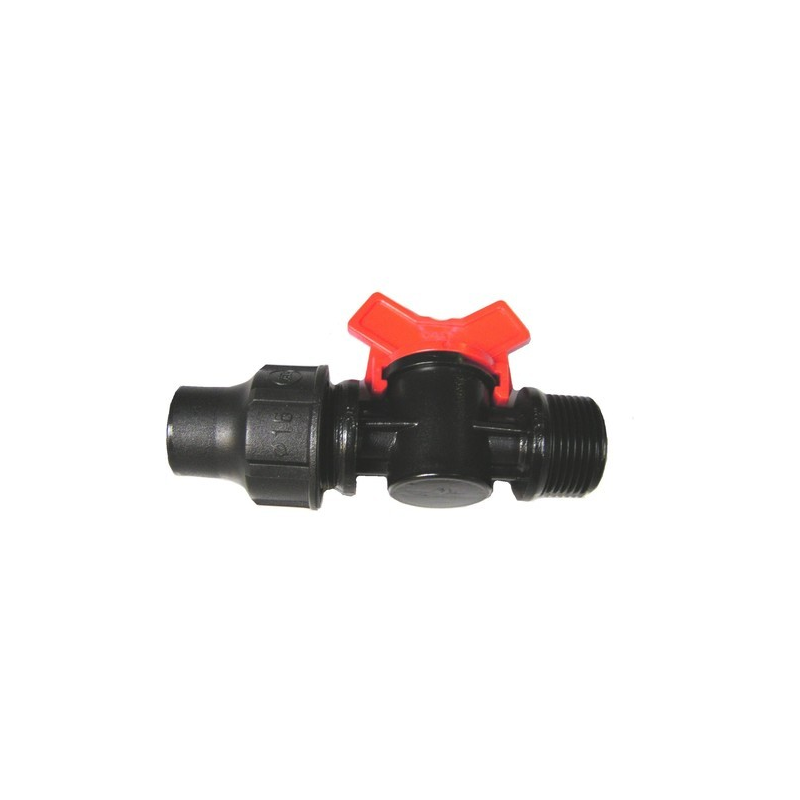 Vanne filetée bague