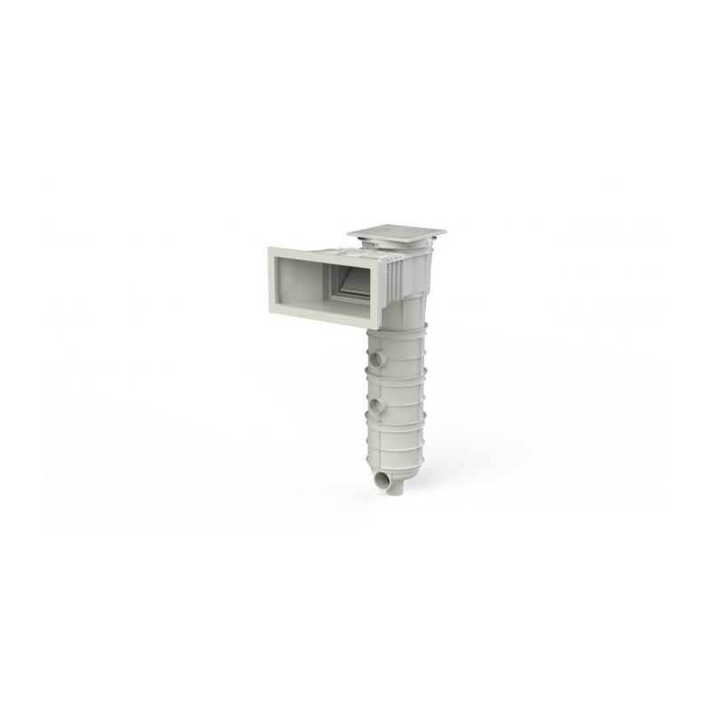 73160 - Skimmer filtrant pour piscine à panneaux avec 2 cartouches 16m3 - Blanc