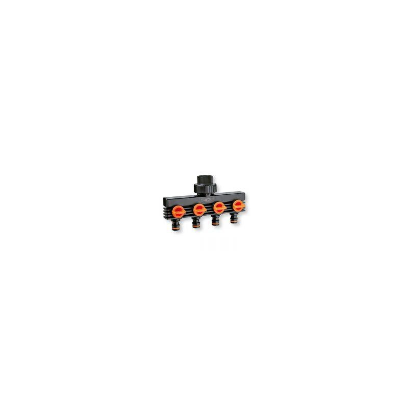 Raccord double robinet 4 voies vrac